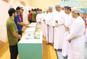 أثناء الجولة في المعرض